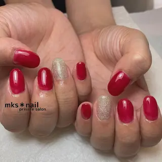 ネイル mks＊nail //  枚方長尾のネイルデザイン