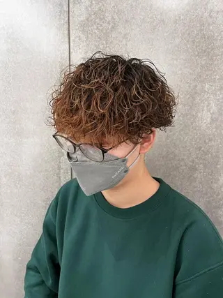 ショート パーマ メンズ 瀧野 翔吾【メンズ特化】のヘアスタイル