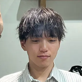カラー メンズ フェザーパーマ🌙 毛流れ yuzukiのヘアスタイル