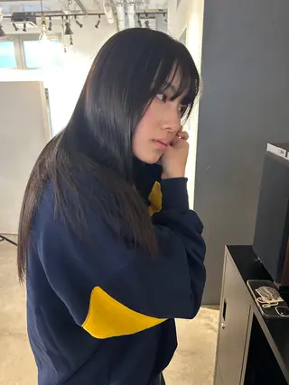 パーマ ⭐️植田瑠菜⭐️ カラー／縮毛矯正のヘアスタイル