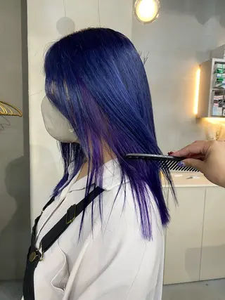 セミロング カラー 前橋 姫奈のヘアスタイル