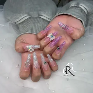 ロング 美フォルムスカルプ✨ RENAのネイルデザイン