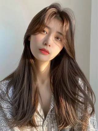 ロング 縮毛矯正/髪質改善 💐羽村勇樹のヘアスタイル