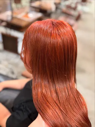 セミロング 🖤海外風デザイン カラー🖤/りんのヘアスタイル