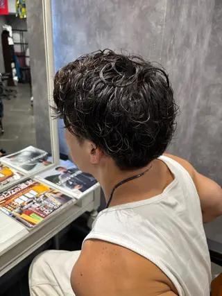 ショート パーマ 高橋 くるみのヘアスタイル