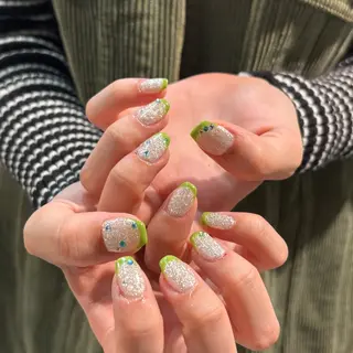 ネイル 個性派✴︎ジャケ写 ネイル🦋mire-のネイルデザイン