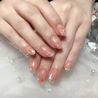 ネイル CC  NaNa ワンホンネイル🌙Nのネイルデザイン