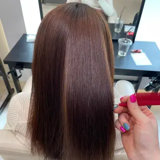 ロング パーマモデル募集🌈 森脇帆南のヘアスタイル