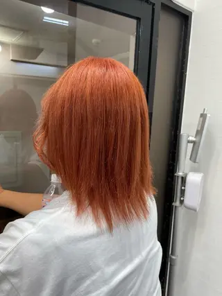 ミディアム 横浜🦋ハイトーン 🫐シャドウルーツのヘアスタイル