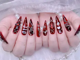 ネイル MoMoA Nail ネイル長さ出し専門店のネイルデザイン