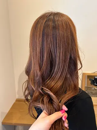 ロング カラー ‎🤍江坂 ハヤシアヤナ‎🤍のヘアスタイル