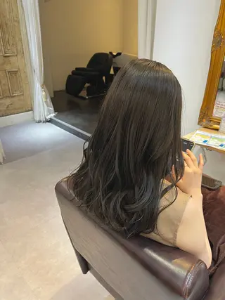 ロング カラー ツヤカラー🫧Sae ネイルモデル募集中のヘアスタイル