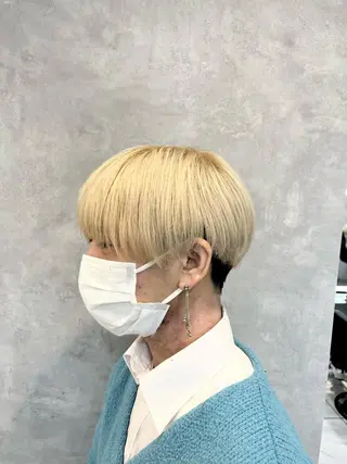 カラー SALOWIN栄 高須大貴のヘアスタイル