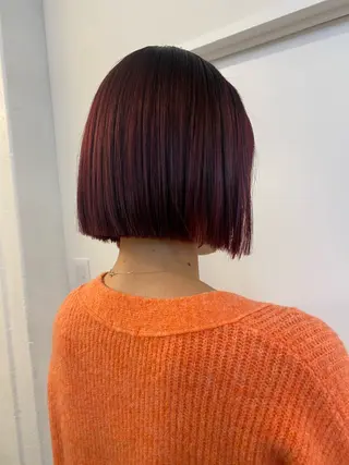 ショート カラー ichika/福岡 /透明感カラー🤎のヘアスタイル