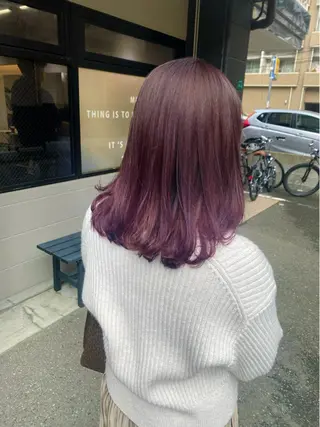 カラー 中富 🍪みなのヘアスタイル