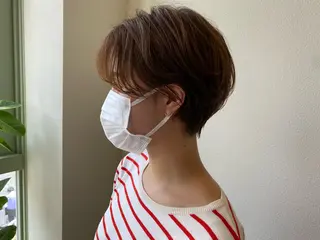 ショート 透明感カラー／ 髪質改善/近藤大二郎のヘアスタイル