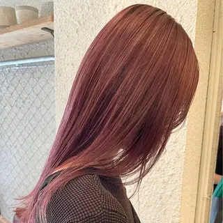 ミディアム カラー うる艶カラー /縮毛矯正✨レオンのヘアスタイル