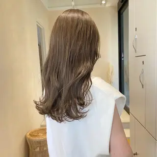 ロング カラー ボブ/ミニボブ 透明感カラーkadoのヘアスタイル