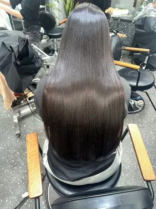 ロング パーマ 髪質改善⭐️縮毛矯正 中野⭐️Rinaのヘアスタイル