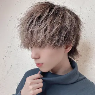 メンズ ボブ/縮毛矯正 jionのヘアスタイル