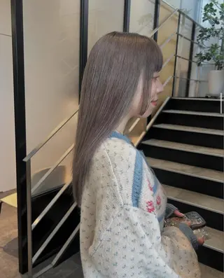 セミロング カラー ヘアアレンジ キッズ stylist 🌸 kana.のヘアスタイル
