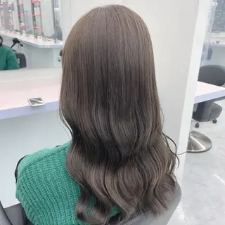 ロング カラー パーマ ヘアアレンジ メンズ 🤍透明感カラー🤍 似合わせ🤍AINEのヘアスタイル