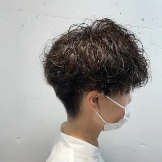 ショート パーマ 久保田 千尋のヘアスタイル