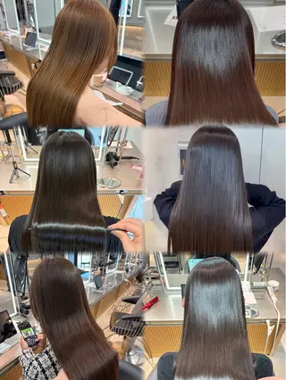 ロング カラー パーマ 【博多髪質改善】 吉村　清志のヘアスタイル
