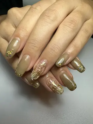 セミロング shandy nailのネイルデザイン