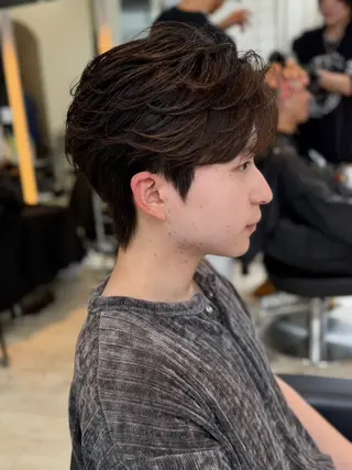カラー メンズ 山道 れんのヘアスタイル