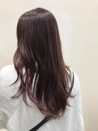 ロング カラー 💗モデルカット 募集中のヘアスタイル