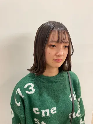 ミディアム hairs BEAU 藤田彩夏のヘアスタイル