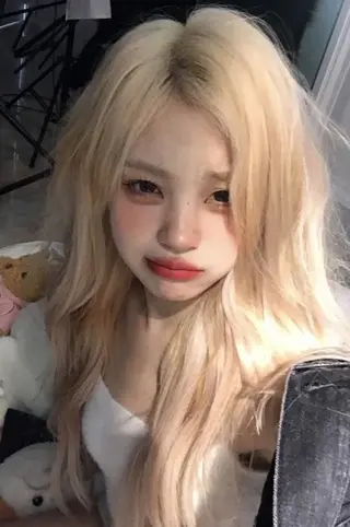 ロング カラー 韓国ワンホンヘア 🎀SHIONEのヘアスタイル