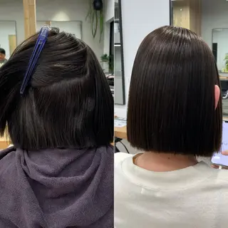 ショート 盛れる透明感カラー・ momokaのヘアスタイル