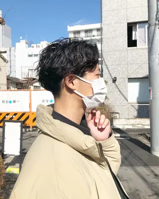パーマ ヘアアレンジ メンズ メンズ特化✂️栗原 侑也のヘアスタイル