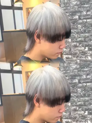 カラー メンズ メンズパーマ 特化こうきのヘアスタイル