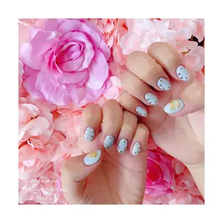 ミディアム ネイル 👑enen style👑のネイルデザイン