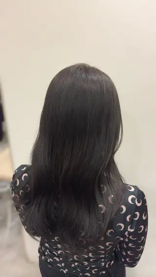 セミロング チョコカラー🤎 韓国風/MIHOのヘアスタイル