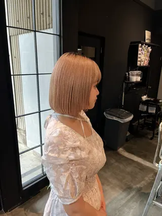 ショート miyabi🌙 大阪／梅田ヘアカラーのヘアスタイル