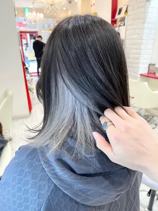 カラー かずくん🦩名古屋 ハイトーン/レイヤーのヘアスタイル