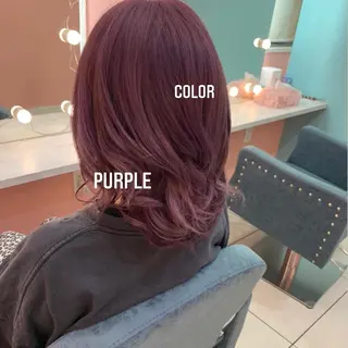 ミディアム カラー エクステ🩵ブリーチ 韓国ヘア🩵KAEのヘアスタイル