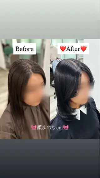 ミディアム 🤎モデル募集/韓国 ヘア/MIYU🤎のヘアスタイル