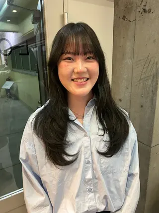 ロング カラー 透明感似合わせカラー 🍀あかり🍀のヘアスタイル
