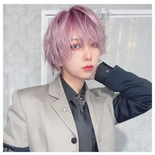 ショート 似合わせ/ブリーチ カラー.岡田友仁のヘアスタイル