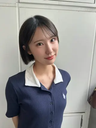 ショート カラー パーマ ヘアアレンジ 髪質改善/韓国風 レイヤー/田村祐樹のヘアスタイル
