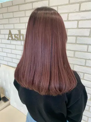 セミロング カラー 相原 瞳のヘアスタイル