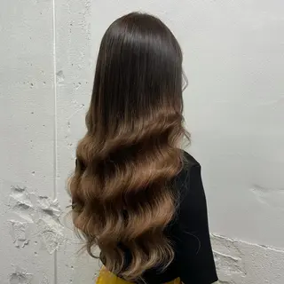 ロング カラー 🧡艶髪ちゅるん髪 🫧🧡YUKI❄️のヘアスタイル