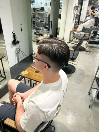 ショート ヘアアレンジ メンズ 岩城 滉成のヘアスタイル