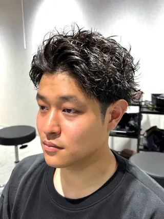 ショート パーマ メンズ メンズパーマ職人 パーマ🔥ritaのヘアスタイル