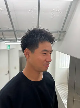 ショート 【メンズヘア特化】 オオヤチユソラのヘアスタイル